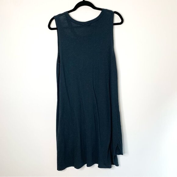 Revolve LNA Aura Dress Mini T-shirt Cut Out Hi Low Asymmetric Hem Cotton - Picture 14 of 15